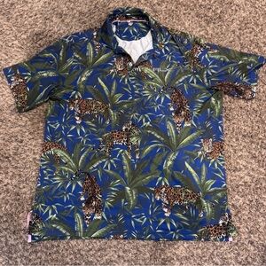 RLX Ralph Lauren Jungle Print Polo Shirt